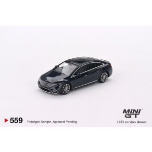 画像: MINI GT 1/64 Mercedes-Benz EQS 580 4MATIC Natural Blue Metallic (RHD)