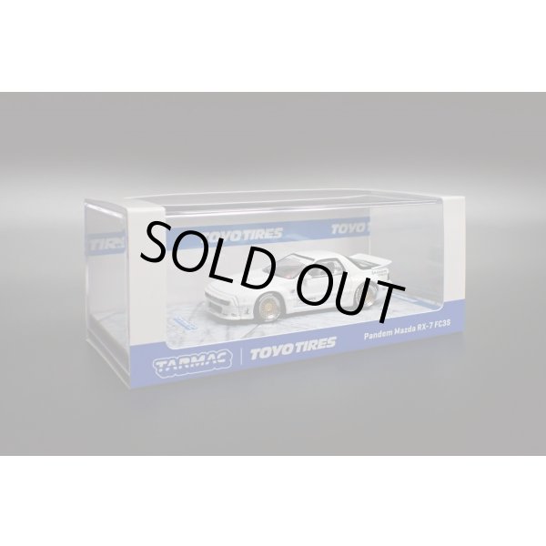 画像1: Tarmac Works 1/64 Pandem Mazda RX-7 FC3S White (1)