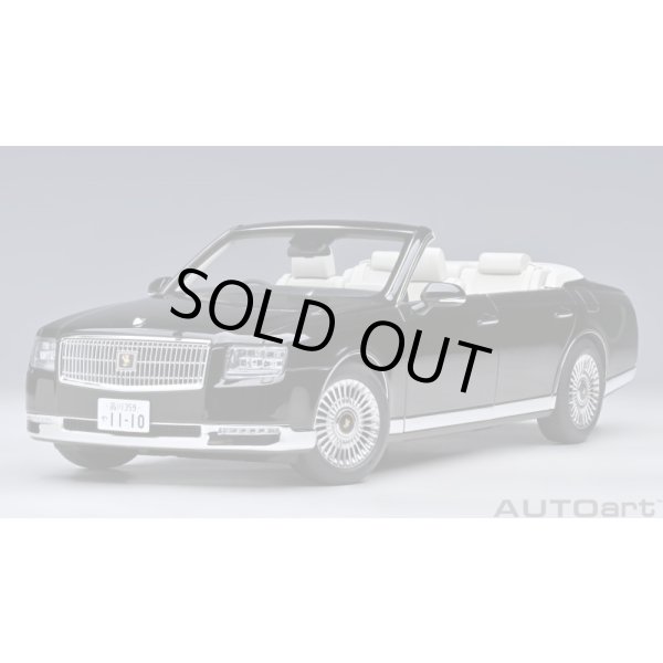 画像14: AUTOart 1/18 Toyota Century Convertible (Eternal Black) 神威 ＜かむい＞ (14)