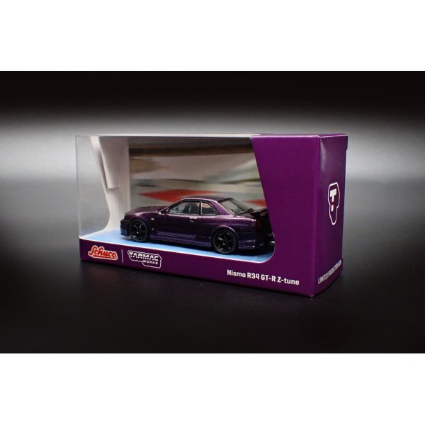 画像2: Tarmac Works 1/64 Nissan Skyline GT-R (R34) Z-tune Midnight Purple III (2)