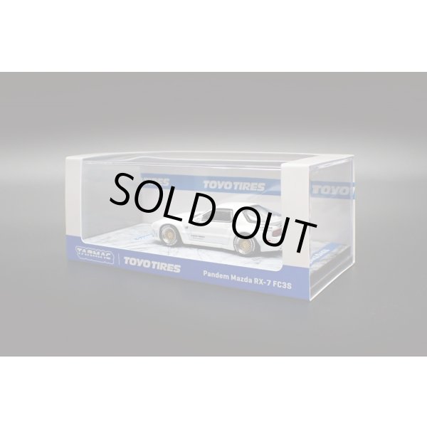 画像2: Tarmac Works 1/64 Pandem Mazda RX-7 FC3S White (2)