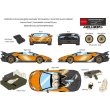 画像13: EIDOLON 1/43 Lamborghini Aventador SVJ Roadster 2020 2 tone paint Arancio Pearl / Gunmetallic Limited 35 pcs. (13)