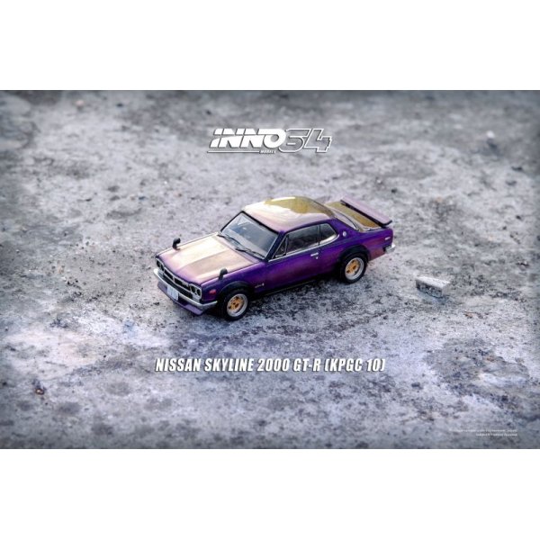 画像5: INNO Models 1/64 Nissan Skyline 2000 GT-R (KPGC10) Midnight Purple II (5)