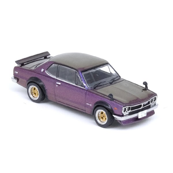 画像2: INNO Models 1/64 Nissan Skyline 2000 GT-R (KPGC10) Midnight Purple II (2)