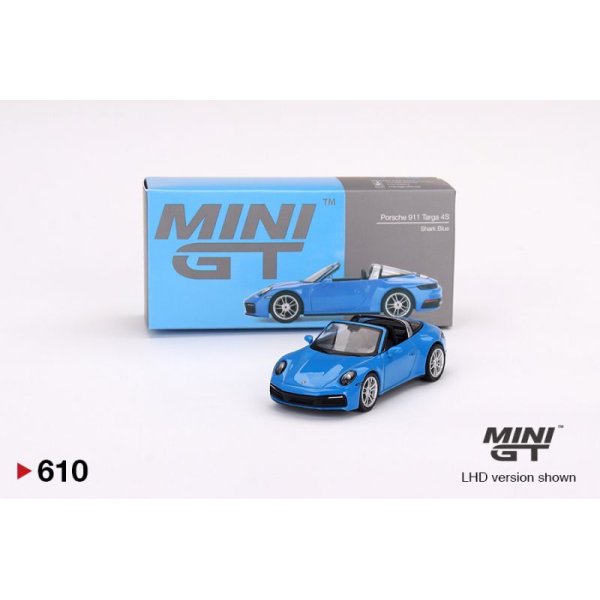 画像1: MINI GT 1/64 Porsche 911 Targa 4S Shark Blue (RHD) (1)