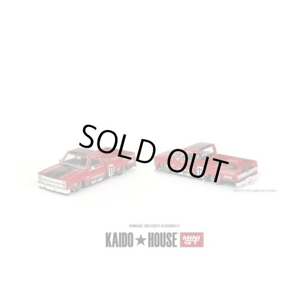 画像1: MINI GT 1/64 Chevrolet Silverado KAIDO V1 (LHD) (1)
