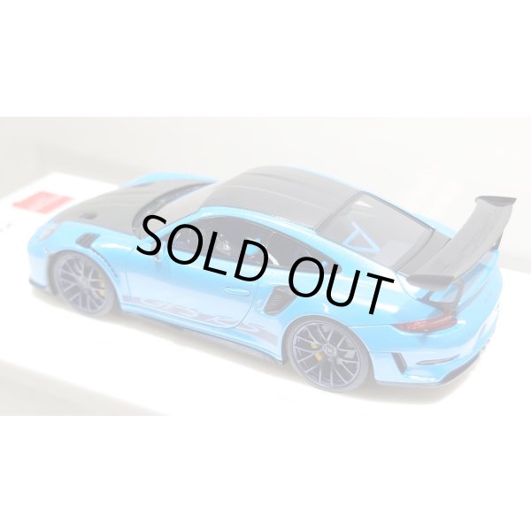 画像12: EIDOLON 1/43 Porsche 911 (991.2) GT3 RS Weissach package 2018 Azzurro Pearl Limited 32 pcs. (12)