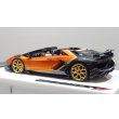 画像3: EIDOLON 1/43 Lamborghini Aventador SVJ Roadster 2020 2 tone paint Arancio Pearl / Gunmetallic Limited 35 pcs. (3)