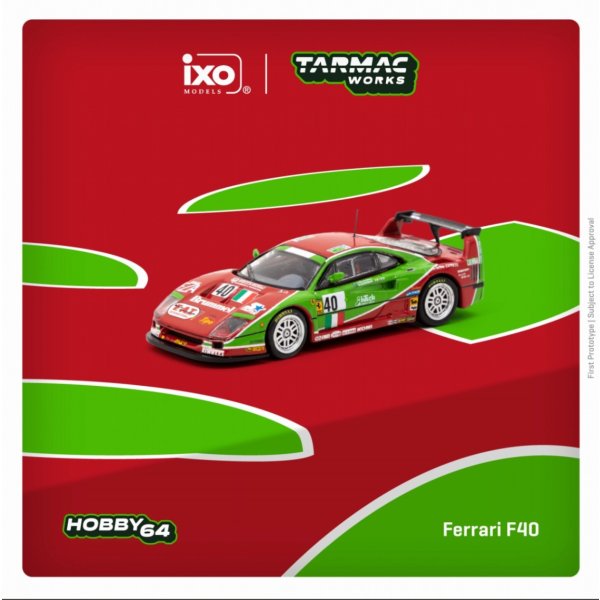 画像3: Tarmac Works 1/64 Ferrari F40 24h of Le Mans 1995 (3)