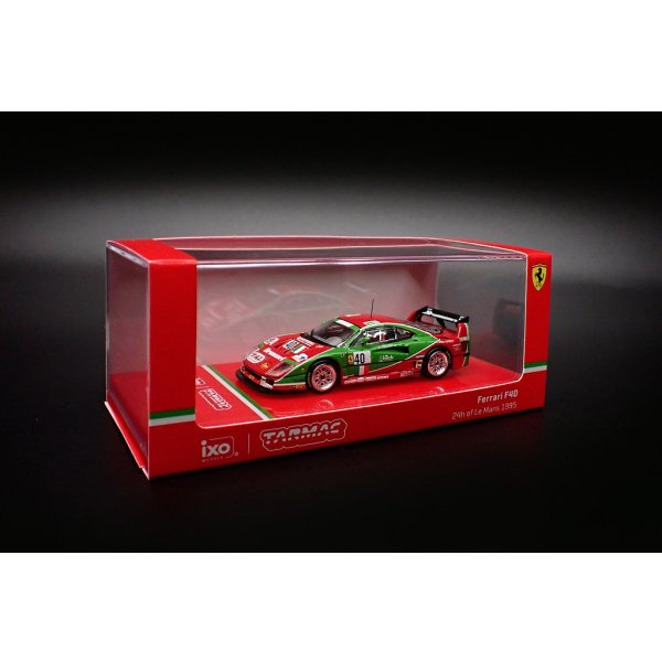 画像1: Tarmac Works 1/64 Ferrari F40 24h of Le Mans 1995 (1)