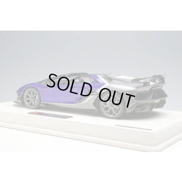 画像3: EIDOLON 1/18 Lamborghini Aventador SVJ Roadster 2020 Ad Personam 2 tone paint Viola Hestia / Grigiolynx Limited 100 pcs. (3)