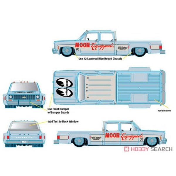 画像6: M2 Machines 1/64 1973 Chevrolet Cheyenne Super 30 Blue/Beige MOON Equipped (6)
