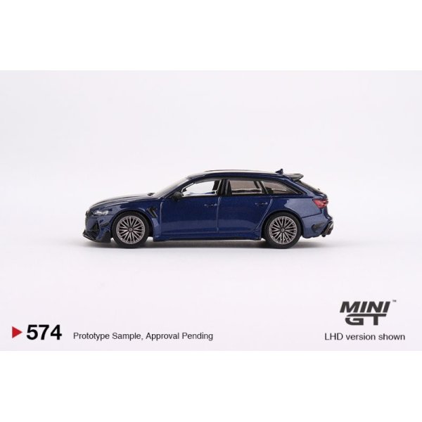画像4: MINI GT 1/64 Audi ABT RS6-R Navarra Blue Metallic (LHD) (4)