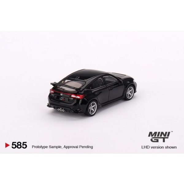 画像2: MINI GT 1/64 Honda Civic Type R 2023 Crystal Black Pearl W/ Advan GT Wheel (RHD) (2)