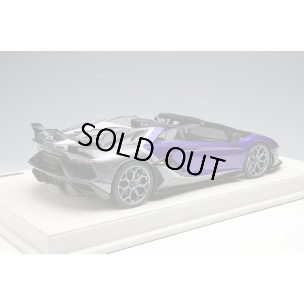 画像4: EIDOLON 1/18 Lamborghini Aventador SVJ Roadster 2020 Ad Personam 2 tone paint Viola Hestia / Grigiolynx Limited 100 pcs. (4)