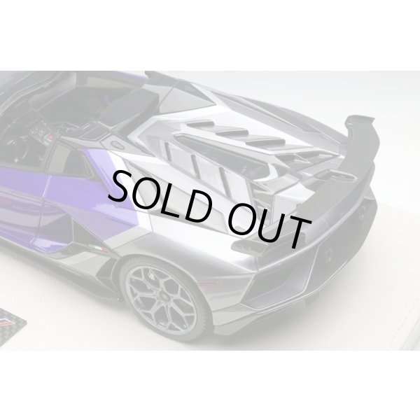 画像7: EIDOLON 1/18 Lamborghini Aventador SVJ Roadster 2020 Ad Personam 2 tone paint Viola Hestia / Grigiolynx Limited 100 pcs. (7)