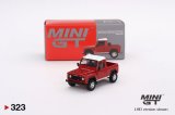 画像: MINI GT 1/64 Land Rover Defender 90 Pickup Masai Red (RHD)