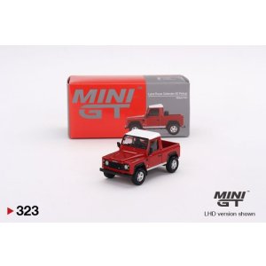 画像: MINI GT 1/64 Land Rover Defender 90 Pickup Masai Red (RHD)
