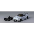 画像2: CM MODEL 1/64 Nissan 35GTRR LBWK Super Silhouette Matte Gray (2)