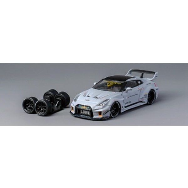 画像2: CM MODEL 1/64 Nissan 35GTRR LBWK Super Silhouette Matte Gray (2)