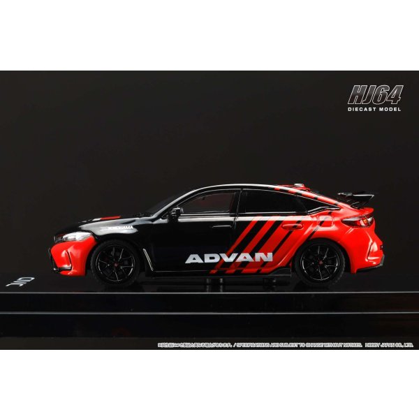 画像4: Hobby JAPAN 1/64 Honda CIVIC TYPE R (FL5) YOKOHAMA ADVAN COLOR (Custom Color Version) (4)