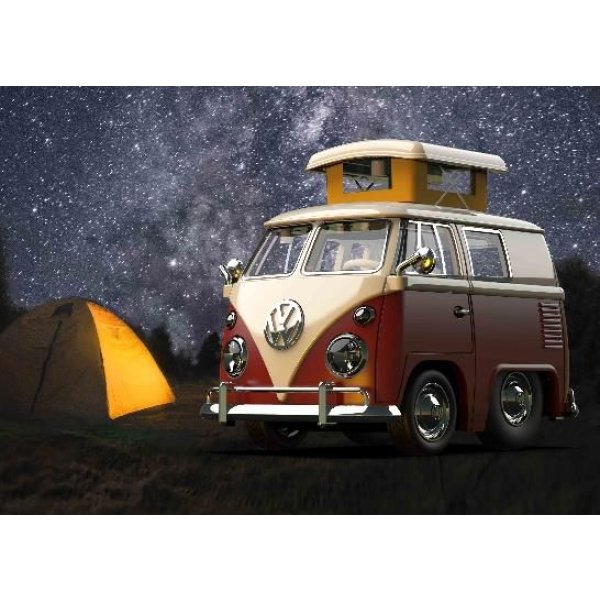 画像2: TinyQ Volkswagen T1 Camper Titian Red (2)