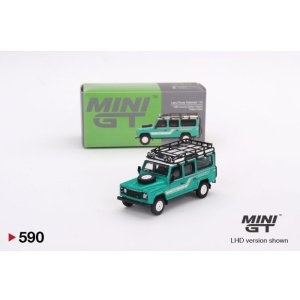 画像: MINI GT 1/64 Land Rover Defender 110 1985 County Station Wagon Tritend Green (RHD)