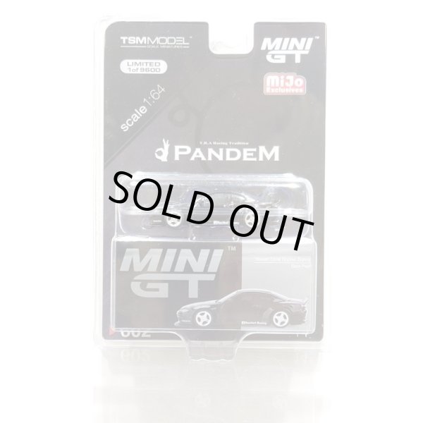 画像1: MINI GT 1/64 Rocket Bunny Nissan Silvia (S15) Black Pearl (RHD) [Blister Package] (1)