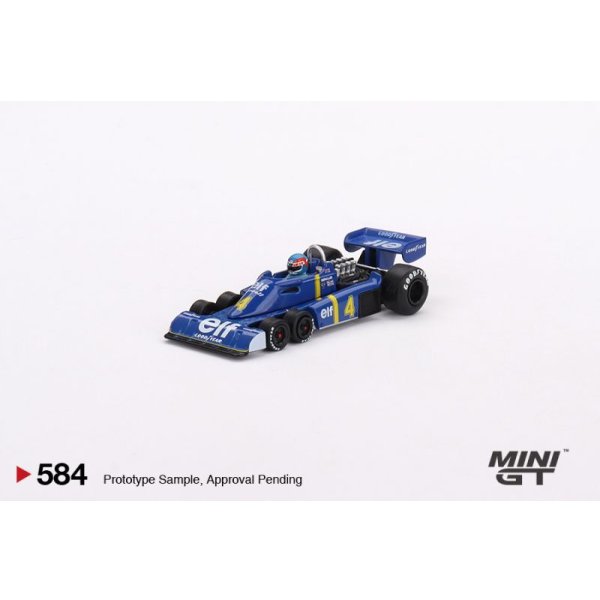 画像1: MINI GT 1/64 Tyrrell P34 Swedish GP 1976 2nd place car #4 Patrick Depailler (1)