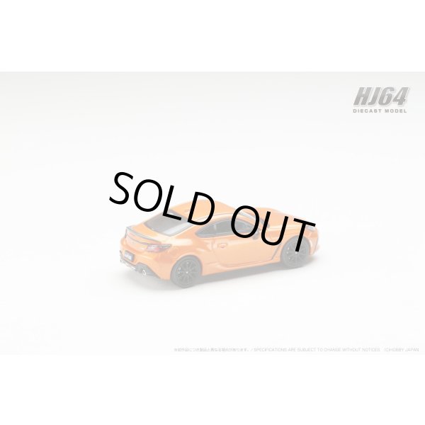 画像3: Hobby JAPAN 1/64 Toyota GR86 RZ 10th Anniversary Limited Flame Orange 純正オプションリアスポイラー  (3)