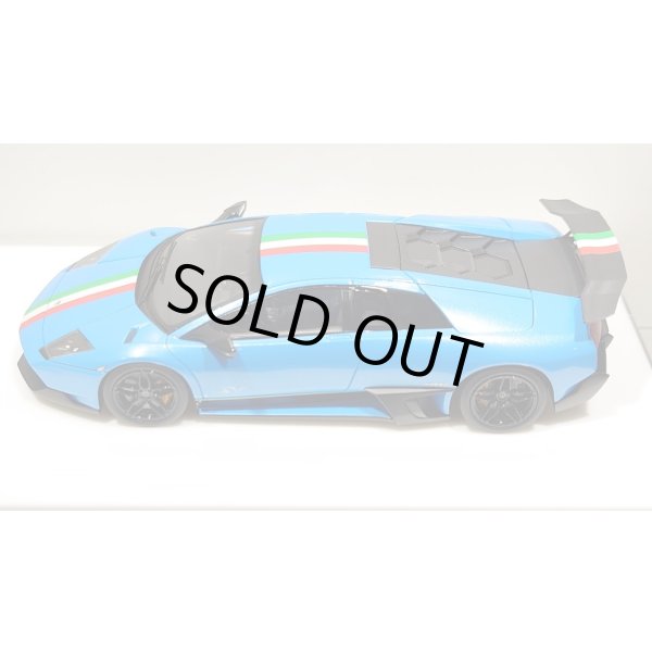 画像4: EIDOLON 1/43 Lamborghini Murcielago LP670-4 Super Veloce 2009 Azzurro Pearl Limited 32 pcs. (4)