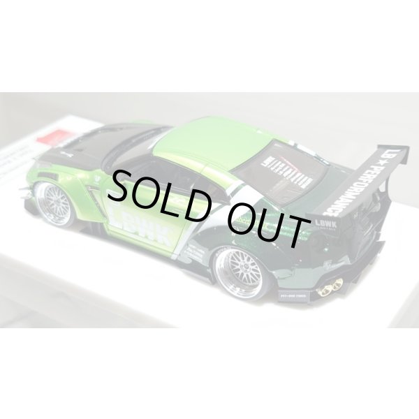画像12: EIDOLON 1/43 LB WORKS GT-R Type 2 Racing spec Giallo Verde Pearl and Dark Green Tow-tone color Limited 35 pcs. (12)