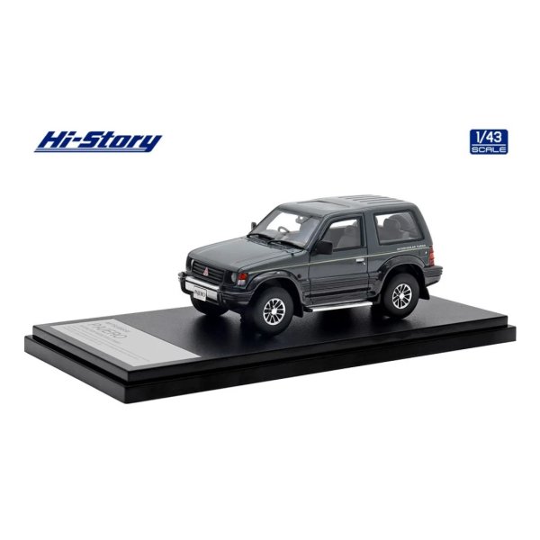 画像2: Hi Story 1/43 MITSUBISHI PAJERO METALTOP WIDE XR-II (1991) Baikal Gray/Mallorca Black (2)