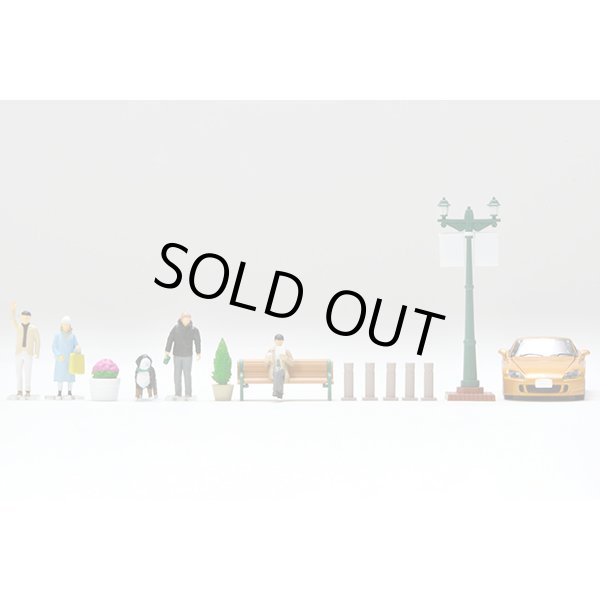 画像2: TOMYTEC 1/64 Diorama Collection 64 #Car Snap 22a 都会の街角2 (2)