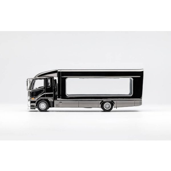 画像2: Gaincorp Products 1/64 Mitsubishi FUSO Truck Outrigger Rise Truck Black Plated (2)