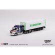 画像1: MINI GT 1/64 Western Star 49X 40ft Reefer Container "Evergreen" (LHD) (1)