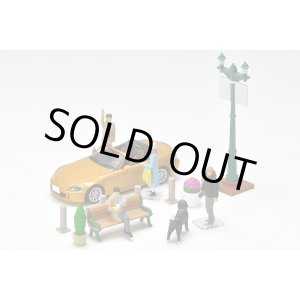 画像: TOMYTEC 1/64 Diorama Collection 64 #Car Snap 22a 都会の街角2