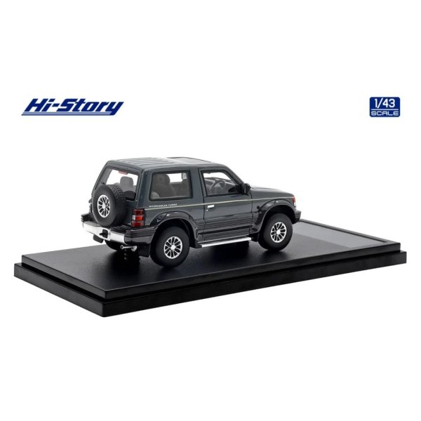 画像3: Hi Story 1/43 MITSUBISHI PAJERO METALTOP WIDE XR-II (1991) Baikal Gray/Mallorca Black (3)