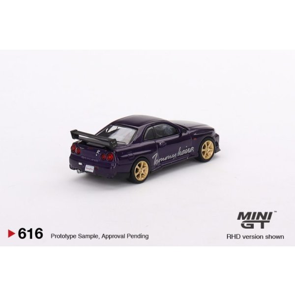 画像2: MINI GT 1/64 Nissan Skyline GT-R R34 Tommy Kaira R-z Midnight Purple (RHD) (2)