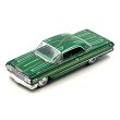 画像2: GREEN Light 1/64 1963 Chevrolet Impala Low Rider Green 北米限定  (2)