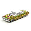 画像2: GREEN Light 1/64 1964 Chevrolet Impala Low Rider Gold/White 北米限定 (2)