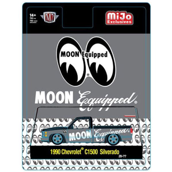 画像6: M2 Machines 1/64 1990 Chevrolet C1500 Silverado Gray/Black MOON Equipped (6)