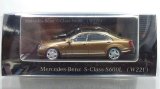 画像: MOTORHELIX 1:64 Mercedes Benz S Class S600L W221 Brown/Beige Interior