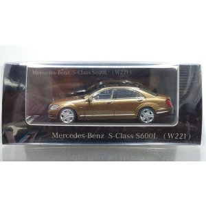 画像: MOTORHELIX 1:64 Mercedes Benz S Class S600L W221 Brown/Beige Interior