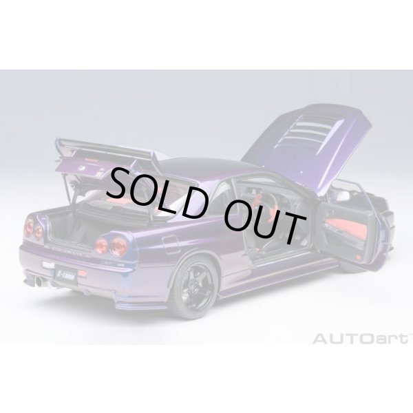 画像15: AUTOart 1/18 Nismo R34 GT-R Z-tune (Midnight Purple III) (15)