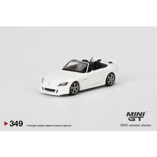 画像2: MINI GT 1/64 S2000 (AP2) CR Grand Prix White (LHD) (2)
