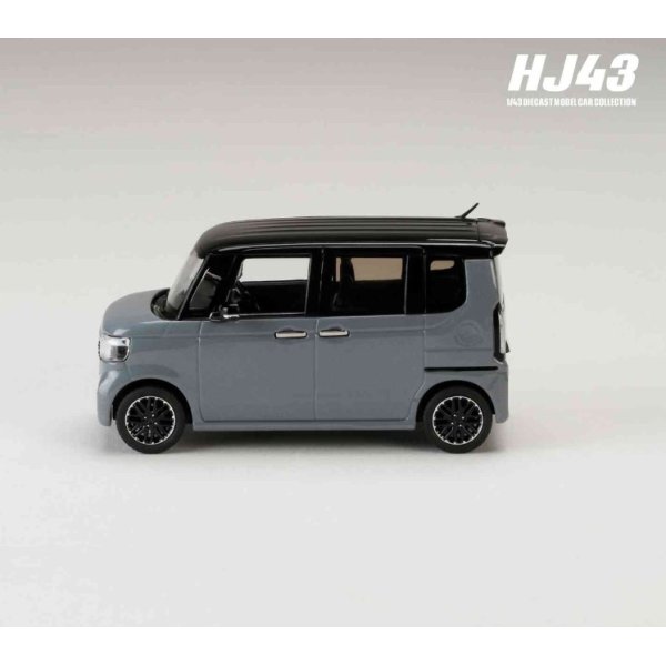 画像4: Hobby JAPAN 1/43 Honda N-BOX CUSTOM Slate Gray Pearl & Black (4)