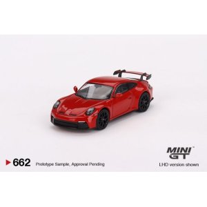 画像: MINI GT 1/64 Porsche 911(992) GT3 Touring Guards Red (LHD)
