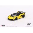 画像1: MINI GT 1/64 LB-Silhouette WORKS Lamborghini Aventador GT EVO Yellow (RHD) (1)