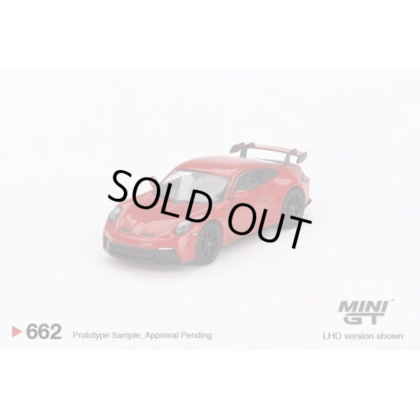 画像1: MINI GT 1/64 Porsche 911(992) GT3 Touring Guards Red (RHD) (1)